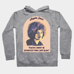 Angela Davis Portrait and Quote Hoodie